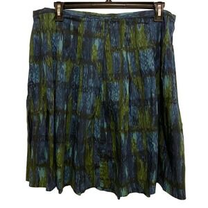 Talbot Blue‎ and Green Watercolor Print Skirt Size 20WP
